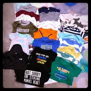 Carters baby boy onesie bundle size 6-9m